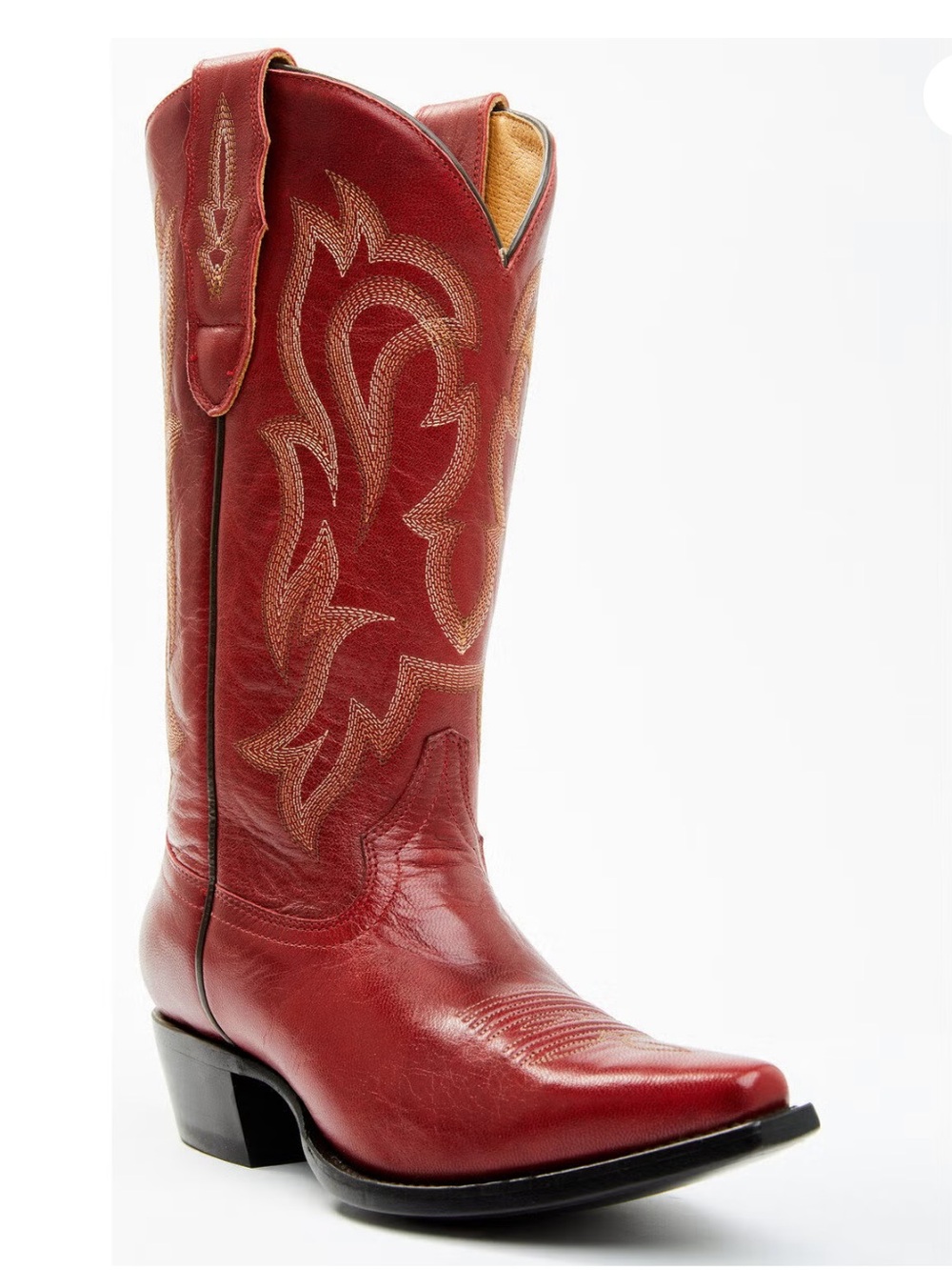 Shyanne Lucille Red Leather Cowboy Boots